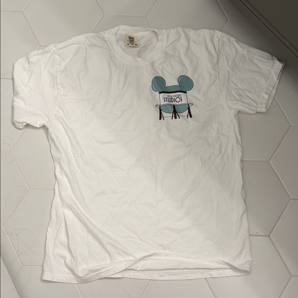Disney White Tee with Blue Graphic